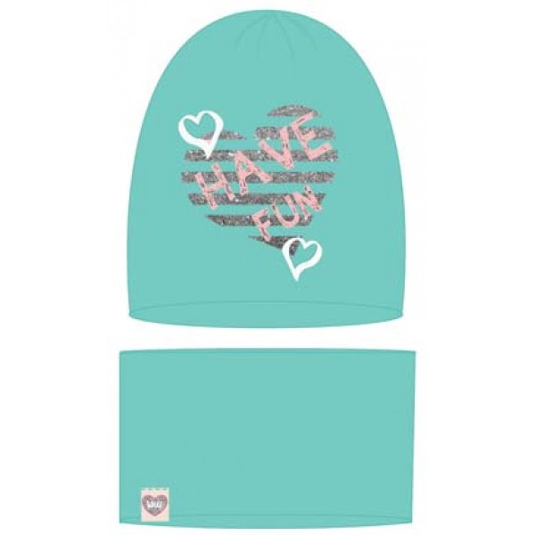 Комплект для девочки (шапка,шарф) модель Y2092-01 - фото 2 - id-p134779463
