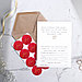 Приглашение на свадьбу в крафтовом конверте «Бордо с золотом», фото 2