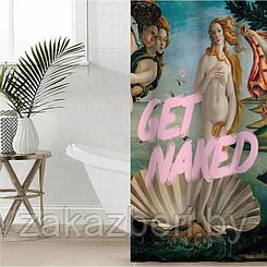 Штора для ванной Этель "Get naked" 145 х 180 см, полиэстер