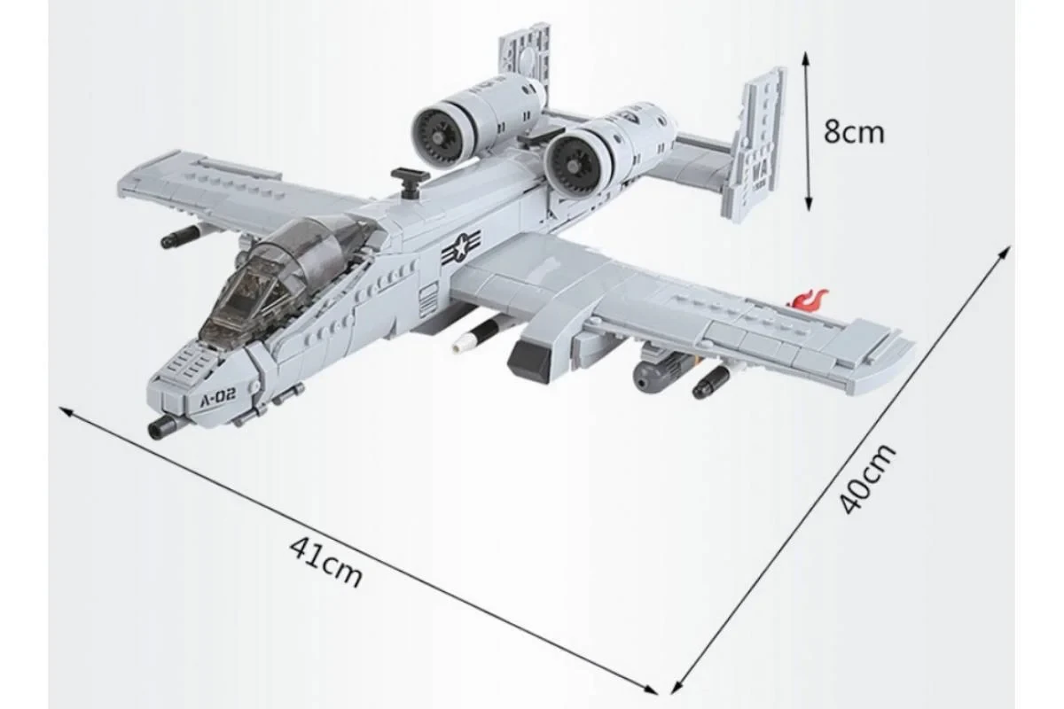 Конструктор «Штурмовой самолет A-10 Thunderbolt II» XB-06022 - фото 3 - id-p194029207