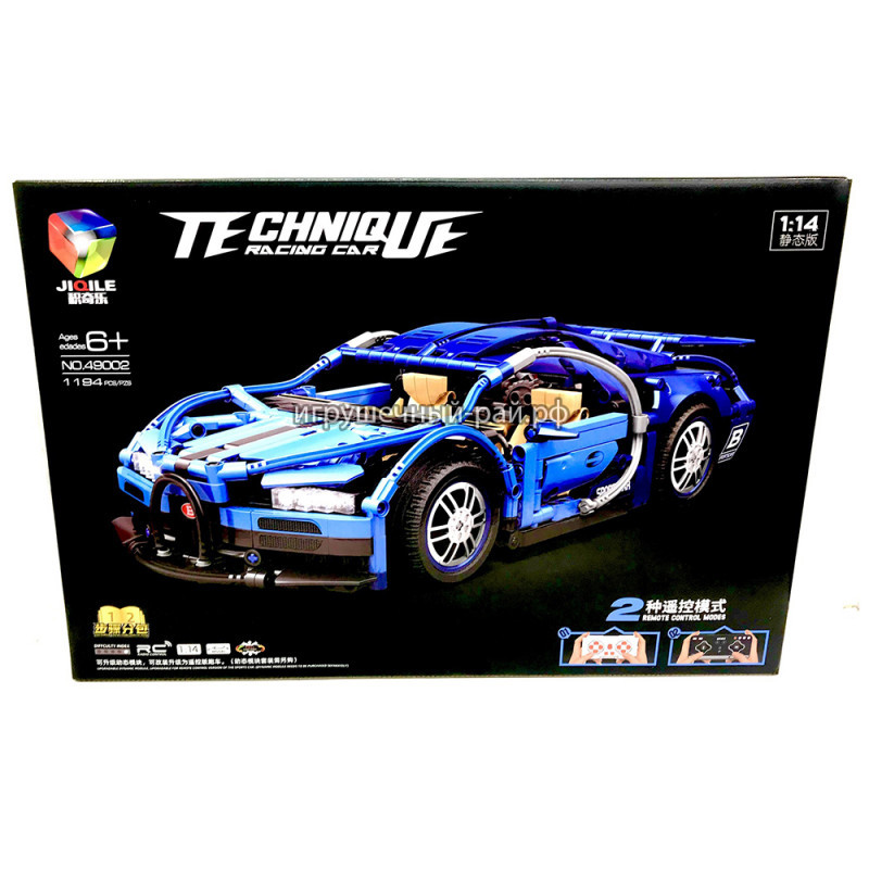 Конструктор Technic Bugatti 49002/ Техник Бугатти 1194 дет