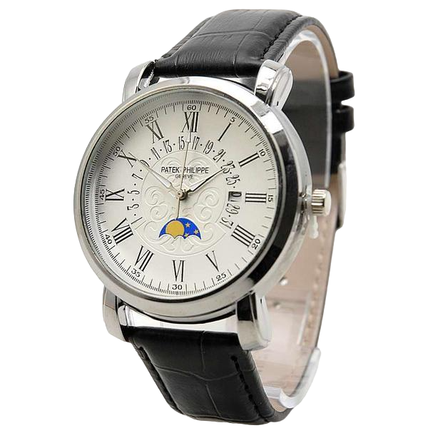 Часы PATEK PHILIPPE 312G Белый, Хром - фото 1 - id-p194029700