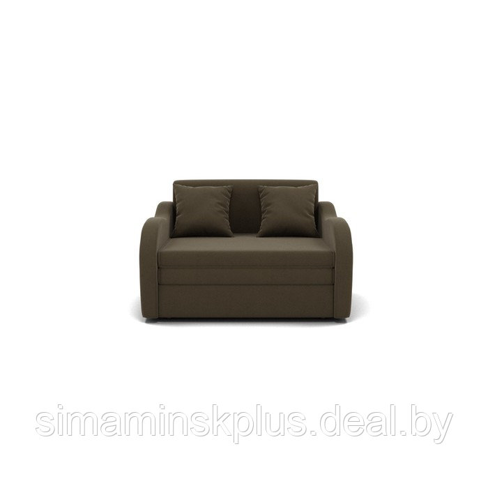 Прямой детский диван «Бали», механизм выкатной, велюр, цвет селфи 03 - фото 4 - id-p194031476