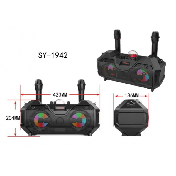 Акустическая система ZQS 4240 Bluetooth колонка с двумя микрофонами - фото 5 - id-p194031703