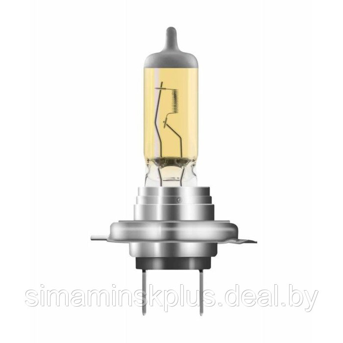 Лампа автомобильная AVS ATLAS ANTI-FOG, желтый, H7,12 В, 55 Вт, набор 2 шт - фото 1 - id-p194031411