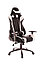 Игровое кресло Лотос S6 черный белый, стул Lotos S 6 в коже ЭКО, фото 4