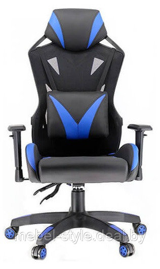 Игровое кресло ЛОТУС S -10 для работы работы и дома, стул LOTUS S-10 в коже ЭКО - фото 10 - id-p67341976