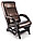 Кресла-качалки Bastion Кресло-гляйдер Бастион 6 Dark Brown, фото 3