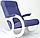 Кресла-качалки Bastion Кресло-качалка Бастион-3 арт. Bahama iris ноги белые, фото 2