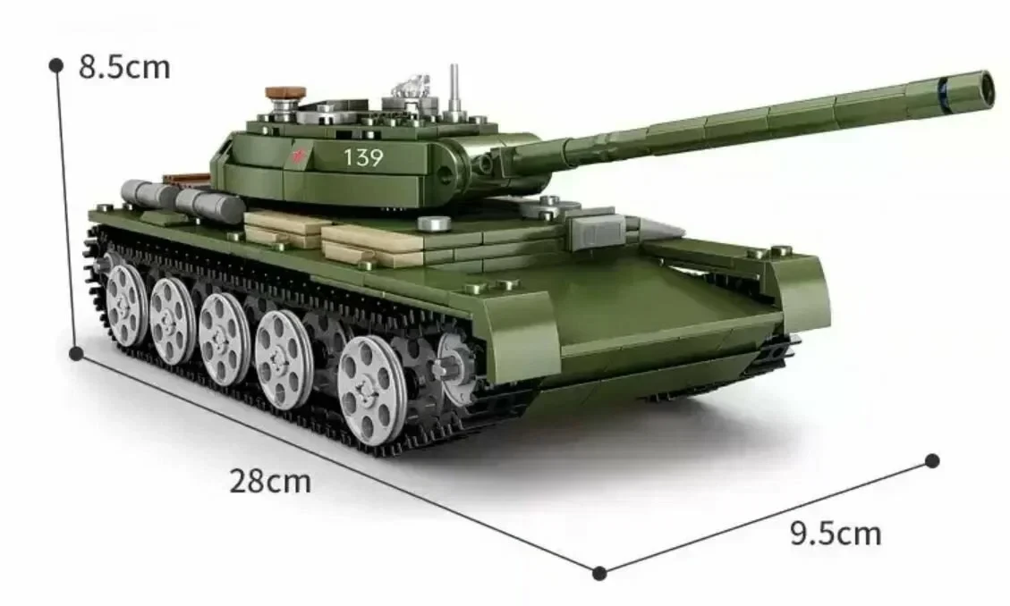 Конструктор танк Т-44 MEDIUM TANK со светом 535+ деталей Kazi 82049 - фото 2 - id-p194032968