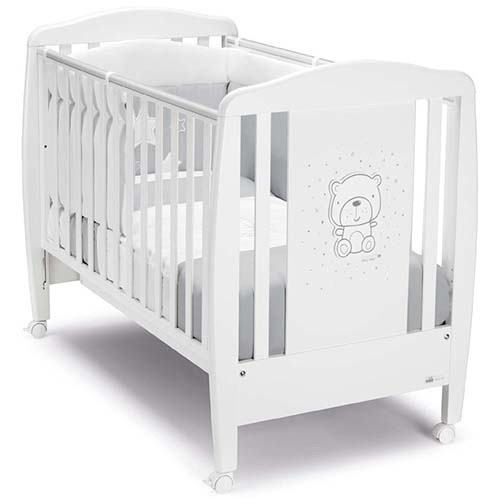 Детская кроватка CAM Lettino Orso Teddy Grey G254 (Тедди серый, белый) - фото 1 - id-p194032539