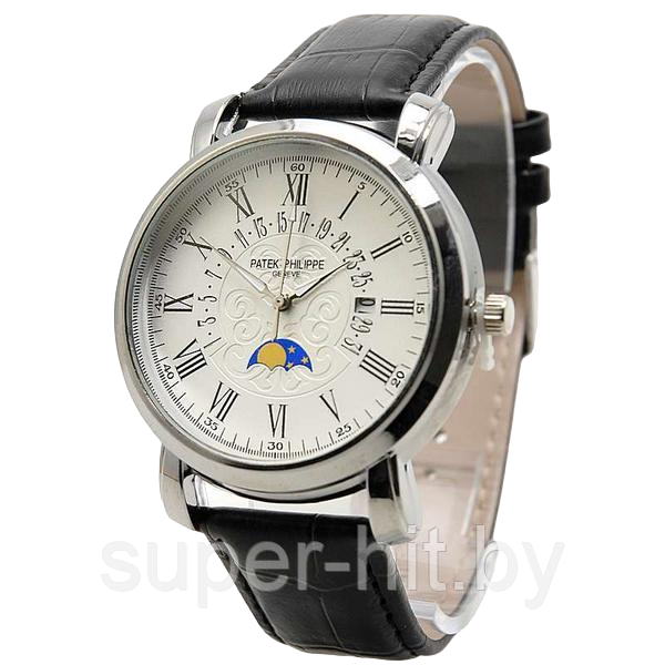 Часы PATEK PHILIPPE 312G Белый, Хром - фото 1 - id-p194036345