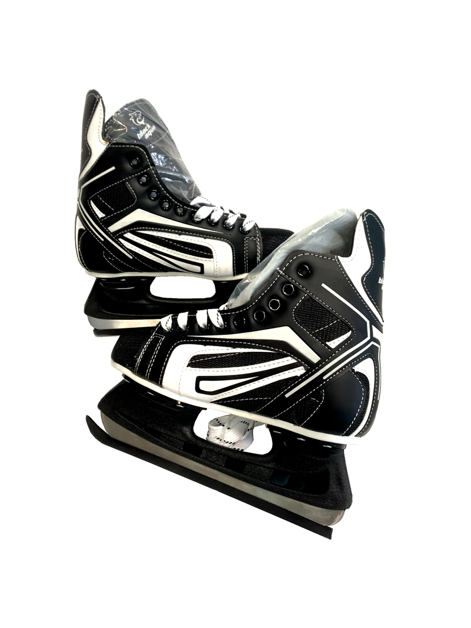 Коньки хоккейные  Black  Aqua р-р 45