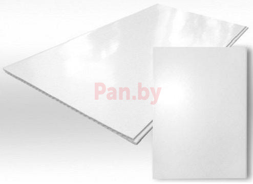 Панель ПВХ (пластиковая) лакированная Dekostar Белый глянец 3000*375*7 - фото 1 - id-p194036452