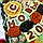 Набор орехов и сухофруктов с шоколадной надписью №9 на 350г (НОВОГОДНИЙ), фото 3