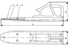 Башмак железнодорожный искробезопасный БК-1Л (латунь) - фото 2 - id-p25009103