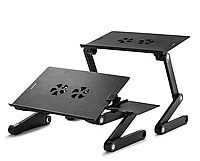 Складной cтолик трансформер для ноутбука Multifunctional Laptop Table