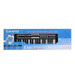 3811 Детский электронный синтезатор пианино с микрофоном и USB, запись, 37 клавиш s