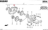 Корпус навесного оборудования 912 480 для Claas Jaguar 682, 800, 880-860, 840-820, 695-685