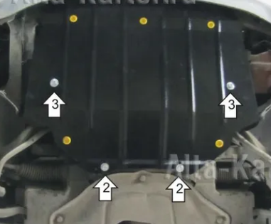 Защита радиатора для BMW 7-Серия (E65, E66) седан (2001-2008) - фото 2 - id-p95480903