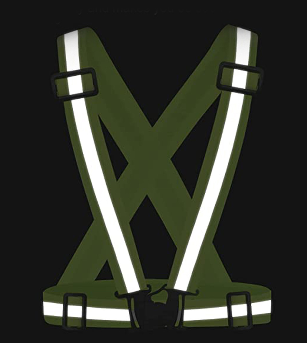 Светоотражающий жилет шлейки SiPL зеленый - фото 5 - id-p194066536