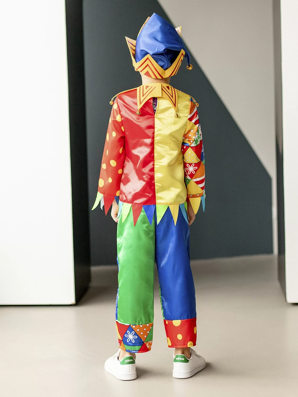 Детский карнавальный костюм Петрушка Пуговка 1073 к-22 - фото 3 - id-p194068594