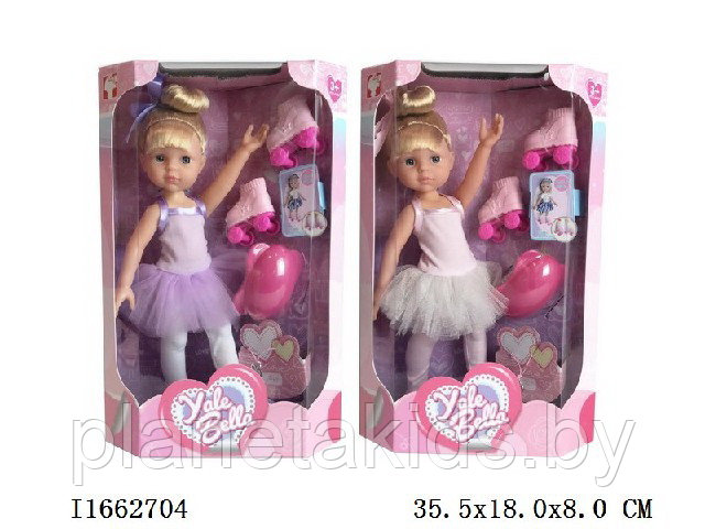 Кукла на роликовых коньках арт. 8651