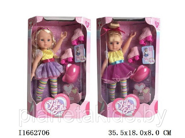 Кукла на роликовых коньках арт. 8651