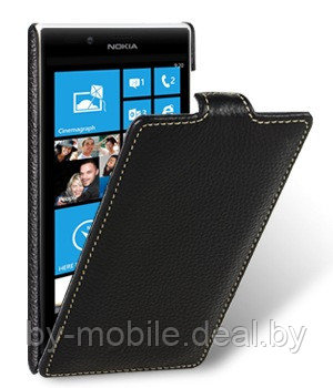 Чехол книга Experts для Nokia Lumia 720 (кожа, чёрный)