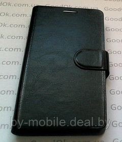 Чехол книжка valenta Huawei G610-C00 чёрный С1060 (кожа )