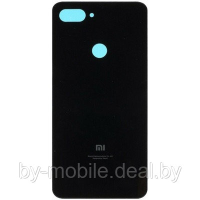 Задняя крышка (стекло) для Xiaomi Mi 8 Lite международная версия (черный) - фото 1 - id-p194071856