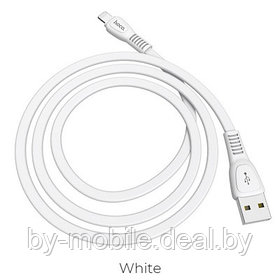 USB кабель Hoco X40 Lightning для зарядки и синхронизации (белый) 1 метра
