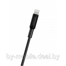 USB кабель Borofone BX1 Lightning для зарядки и синхронизации (черный) 1 метра