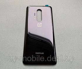 Задняя крышка (стекло) для OnePlus 8 Pro европейская версия (черный)