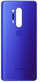 Задняя крышка (стекло) для OnePlus 8 Pro европейская версия (синий)