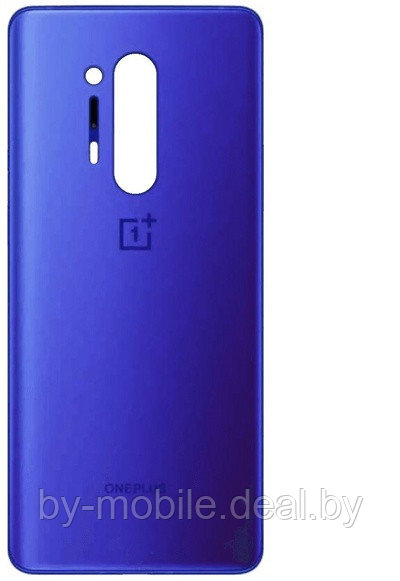 Задняя крышка (стекло) для OnePlus 8 Pro европейская версия (синий)