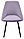 Интерьерный мягкий стул Монти Лофт (эмаль Чёрный муар/велюр Catania Lavender), фото 4