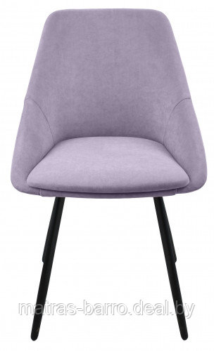Интерьерный мягкий стул Монти Лофт (эмаль Чёрный муар/велюр Catania Lavender) - фото 4 - id-p194073217