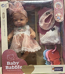 Кукла-пупс реалистичный для девочки, пупс c аксессуарами  25 см арт. 6618-5