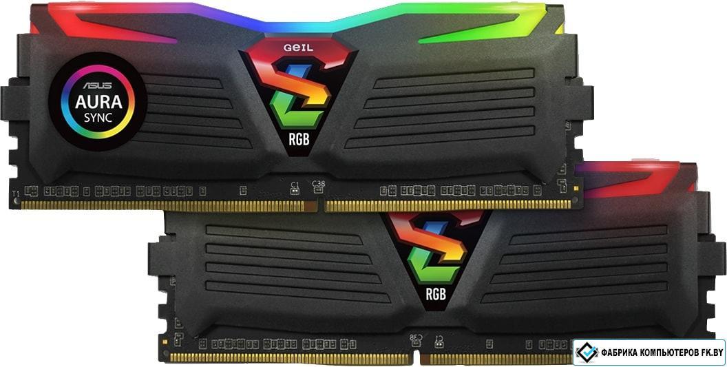 Оперативная память GeIL Super Luce RGB SYNC 2x8GB DDR4 PC4-25600 GLS416GB3200C16ADC - фото 1 - id-p194072226