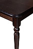 Стол раздвижной из массива дерева ольхи Дионис 01 венге (Dark OAK//Венге//Орех//Палисандр//Р-43) Мебель-Класс, фото 3