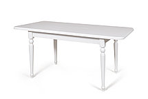 Стол раздвижной из массива дерева ольхи Дионис 01 сатин (Cream White/Белый/Сатин//Серый) фабрика Мебель-Класс, фото 2