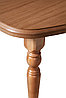 Стол обеденный из массива дерева ольхи Аполлон-01 сатин (Cream White//Белый//Сатин/) фабрика Мебель-Класс, фото 3