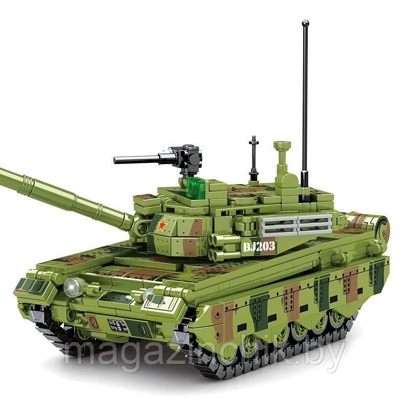 Конструктор Основной боевой танк Type 96, Sembo 203106, 615 дет - фото 3 - id-p194079293