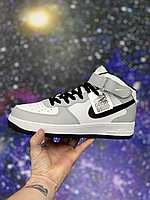 Кроссовки WTR Nike Air Force 1 Mid Grey White Black