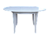 Стол обеденный Фидес сатин (Cream White//Белый//Сатин//Серый) фабрика Мебель-Класс, фото 2