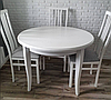 Стол обеденный Фидес серый (Cream White//Белый//Сатин//Серый) фабрика Мебель-Класс, фото 2