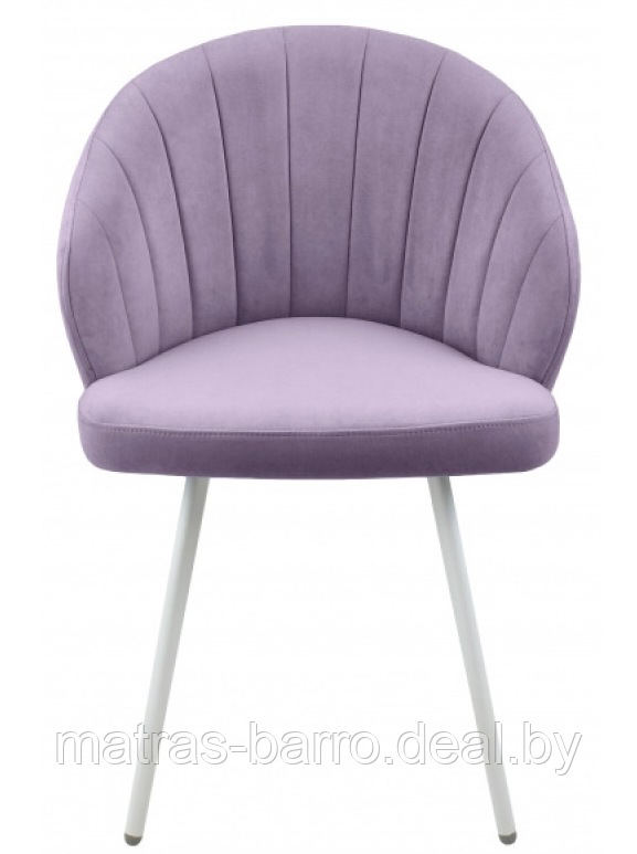 Мягкий кухонный стул Камино Лофт на металлокаркасе (опоры Черный муар/велюр Catania Lavender) - фото 2 - id-p154414014