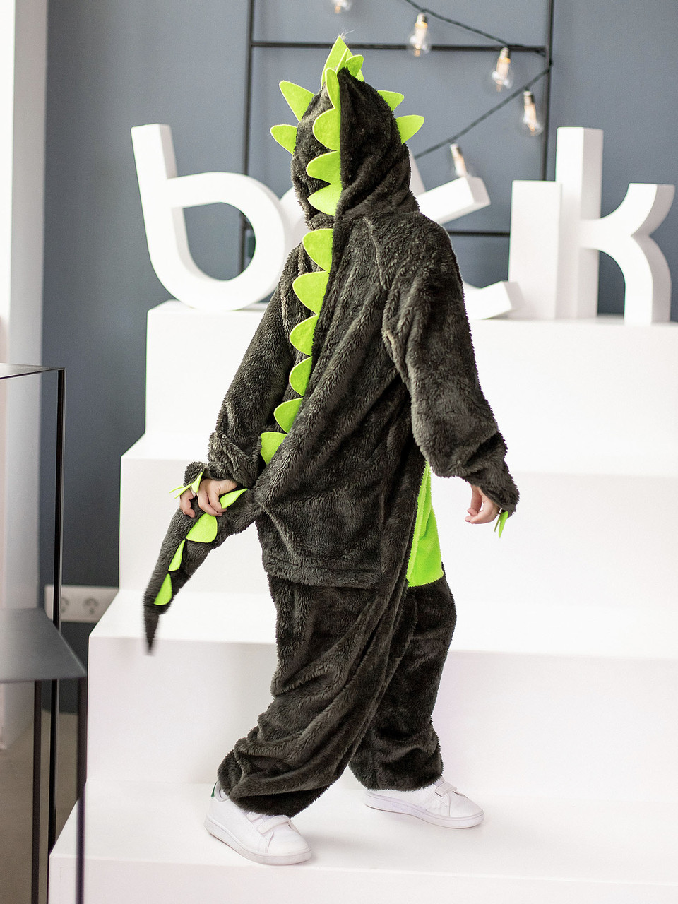 Карнавальный костюм кигуруми Динозавр Рекс 969 к-22 - фото 2 - id-p194080365