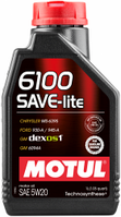 Моторное масло Motul 6100 Save-Lite 5W-20 4л